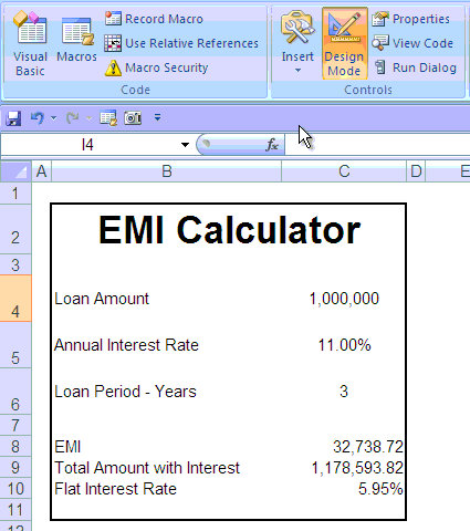 Add Spin Buttons Active X Excel