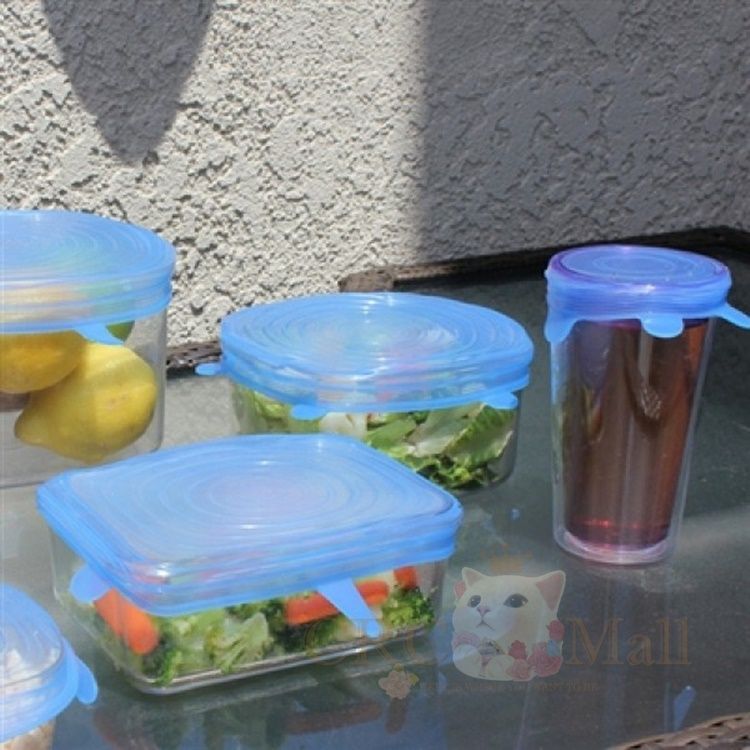 Super Stretch Lids kitchen ware tupperware containers bowl food AS TV