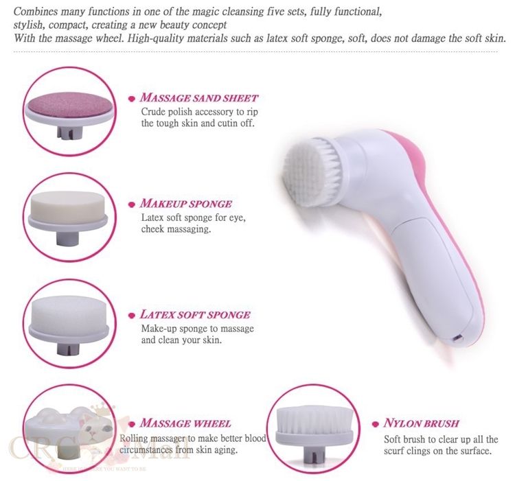 Image result for 5-In-1 Facial Beauty Ultrasonic Multifunction Exfoliating
