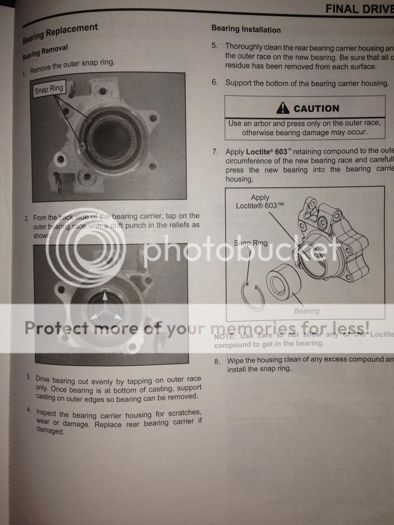 Front wheel bearing change out rzr 900xp 2012 Polaris RZR Forum RZR