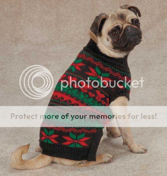 Zack & Zoey Classic Holiday Dog Knit Sweater XXSXL sweaters top