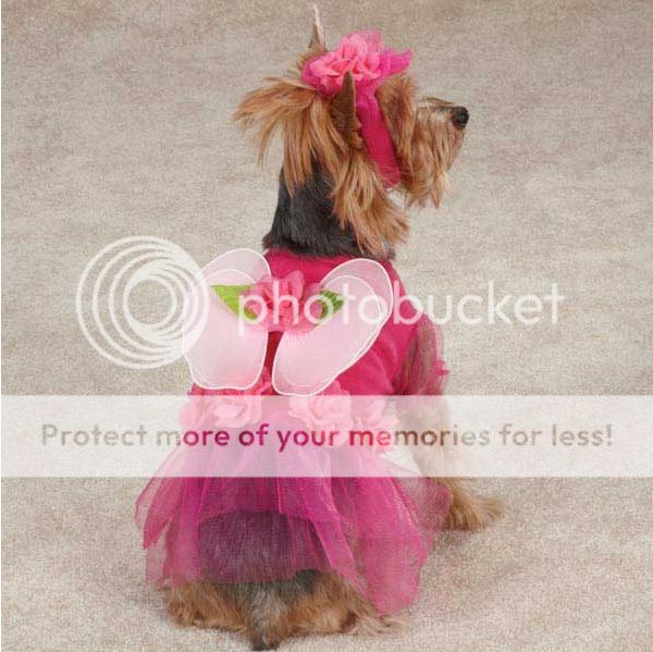 Casual Canine Flower Fairy Dog Halloween Costume XSXL Pink Pet