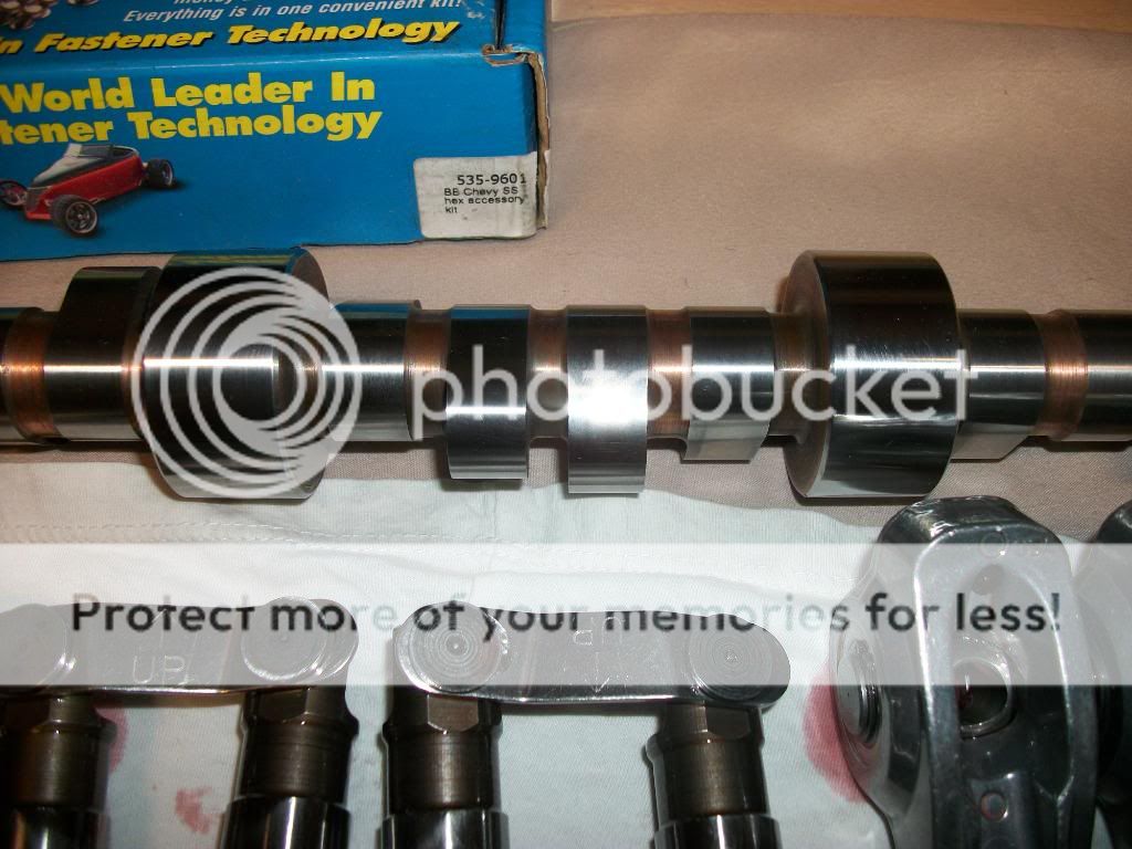 BBC hyd roller cam,lifters,rockers and push rods